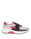 Ishikawa Man Sneakers Light Grey Size 9 Textile Fibers, Leather In Grey