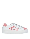 Ishikawa Woman Sneakers Antique Rose Size 6 Soft Leather, Textile Fibers In Pink