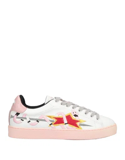 Ishikawa Woman Sneakers White Size 7 Soft Leather