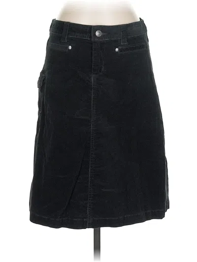 Pre-owned Isis For Women Denim Skirt In Black