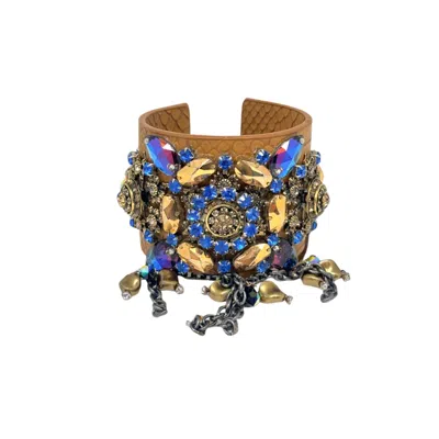 Iskra Women's Blue / Brown Oceania Bracelet In Multi