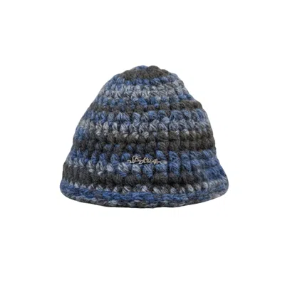 Iskra Women's Blue / Grey Billy Bucket Hat In Gray