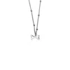 Iskra Women's Bone Necklace - Silver In Silver