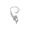 Iskra Women's Liquefy Mono Earring In Silver - Left