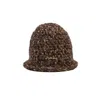 Iskra Women's Marble Bucket Hat - Brown In Brown