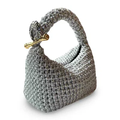Iskra Women's Medium Gigi Clasp Bag - Silver