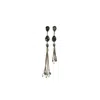 Iskra Women's Silver / Gold / Black Old Soul Tassel Earrings In Multi