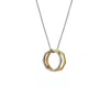 Iskra Women's Silver / Gold Promise Necklace In Multi
