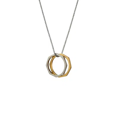 Iskra Women's Silver / Gold Promise Necklace In Multi