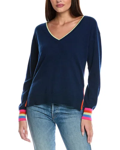 Isla & Aria Cashmere Sweater In Blue