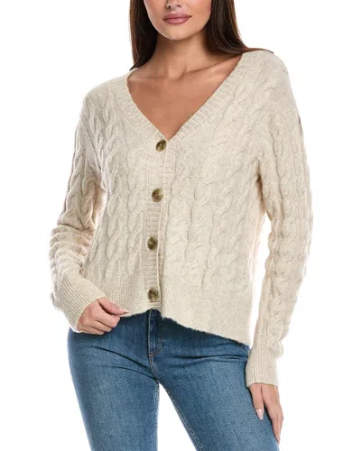 Isla & Audrey Cable Wool-blend Cardigan In Multi