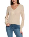 &isla Colette Classic V-neck Cashmere Sweater In Neutral