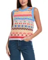 Isla & Harper Fairisle Cashmere Vest In Multi