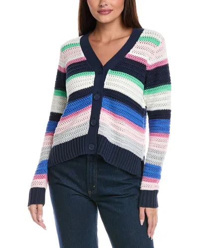Isla & Lauren Textured Cardigan In Multi