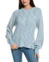 Isla & Millie Plaited Wool & Cashmere-blend Sweater In Multi