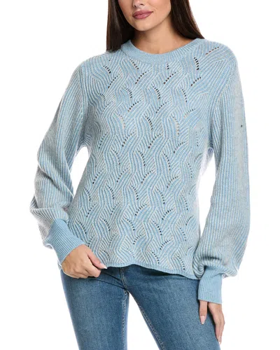 Isla & Millie Plaited Wool & Cashmere-blend Sweater In Multi