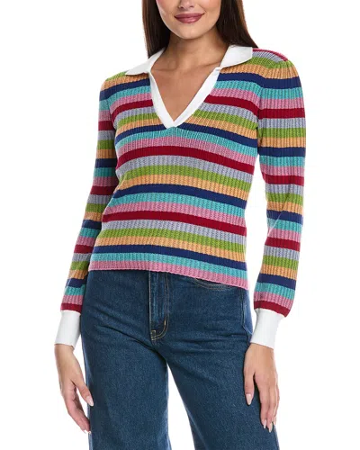 Isla & Rio Cashmere Sweater In Multi