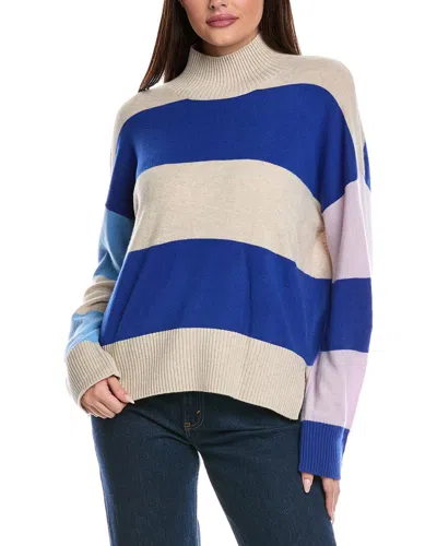 Isla & Sadie Colorblock Cashmere Sweater In Multi