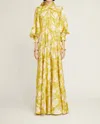 Isla And White Eulalia Dress In Palm Beach In Multi