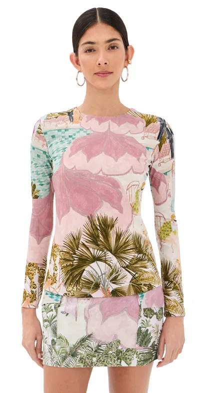 Isla And White Liuna Top Miravida In Multi