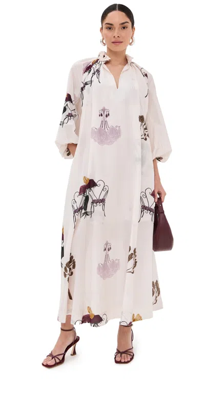 Isla And White Pascale Dress Veranda