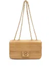 &isla Anne Crocodile-embossed Shoulder Bag In Neutral