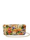 &isla Anne Sequinned Shoulder Bag In Yellow