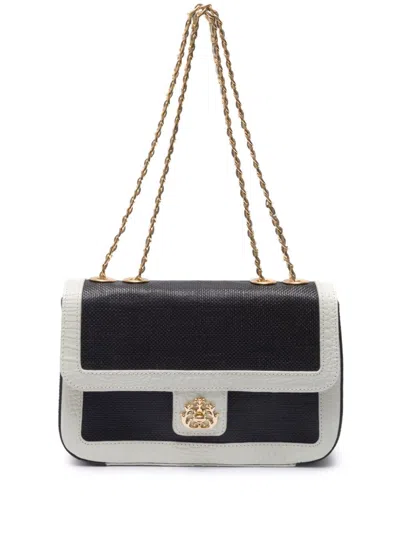 ISLA ANNE STRAW SHOULDER BAG