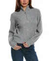 Isla Ciel 1/2-zip Sweater In Grey