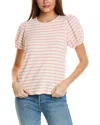 Isla Ciel Puckered T-shirt In Pink
