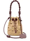 Isla Crochet Mini Bag In Neutral