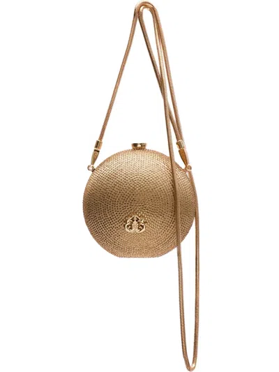 Isla Crystal-embellished Clutch Bag In Gold