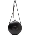 Isla Maxi Esfera Clutch Bag In Black