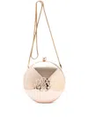 Isla Maxi Esfera Clutch Bag In Gold