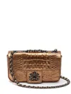 ISLA MINI ANNE CROCODILE-EFFECT CROSSBODY BAG