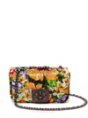 &isla Mini Anne Sequinned Shoulder Bag In Yellow