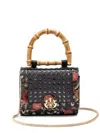 Isla Mini Diana Flap Bag In Black