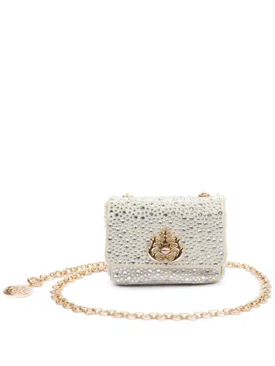 Isla Nano Jolie Crystal-embellished Mini Bag In Silver