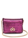&isla Paetê Geórgia Shoulder Bag In Pink