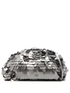 Isla Sequin Clutch Bag In Black