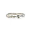 Isla Silver Women's Gold / Silver Dainty Sterling Silver Daisy Ring With Gold Details