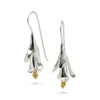 Isla Silver Women's Gold / Silver Statement Mixed Metal Contemporary Flower Earrings