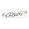 Isla Silver Women's Silver / Green / White Green Amethyst And Pearl Bracelet