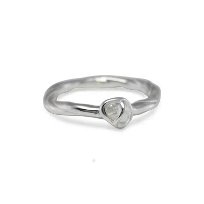Isla Silver Women's Sterling Silver Knot Ring