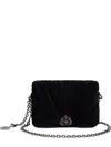 &isla Velvet Clutch Bag In Black