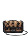 Isla Woven Pattern Shoulder Bag