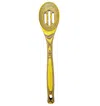 Island Bamboo Pakkawood 12-inch Slotted Spoon In Yellow