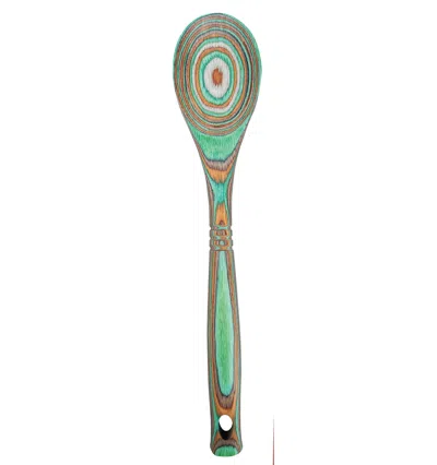 Island Bamboo Pakkawood 12-inch Spoon In Green