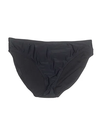Pre-owned Island Escape Swimsuit Bottoms In Black