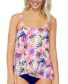 Island Escape Womens Cape Town Tankini Top High Waist Bikini Bottoms Created For Macys In White